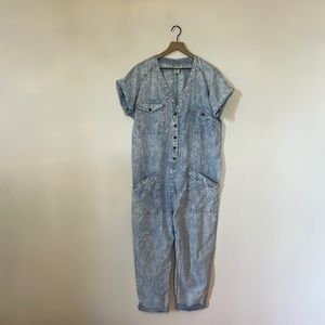 Vintage acid wash jumpsuit size M